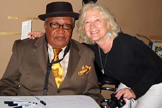 Ahmad Alaadeen and Fanny at book signing [Photo by Grace Sankey-Berman]