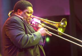 Trombonist Wycliffe Gordon on 2009 cruise [Courtesy Photo]