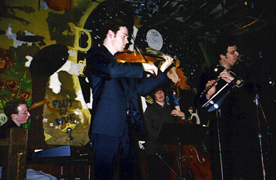 Jordan Baskin, Zach Brock, Matt Ulery and Rob Scheps (Photo by Tom Ineck)