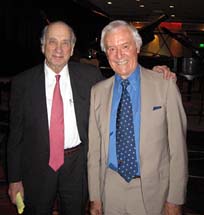 Dick Hyman and Derek Smith [Photo by Mike Wilson]