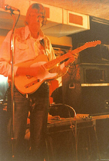 Mike Barton with the western swing band The Midwest Ramblers in 1978. [Photo by Tom Ineck]