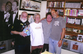 Butch Berman and friends in the BMF museum [File Photo]