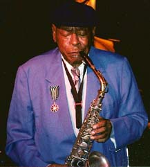 Benny Waters at the Zoo Bar March 1997 [Photo by Rich Hoover]