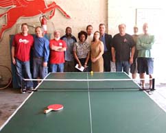 Friends gather for Butch Berman Memorial Ping Pong Tournament [Courtesy Photo]