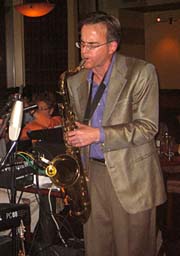Saxophonist Bill Wimmer