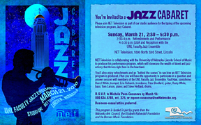 "Jazz Cabaret," March 21 at NET Studio One [Courtesy Photo]