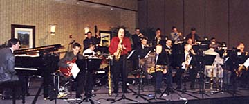 Saxophonist Greg Abate with the NJO in 2005 [File Photo]
