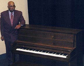 Luqman Hamza performed music for silent film [Photo by Rich Hoover]