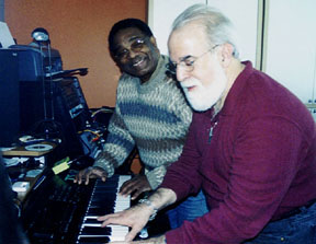 Butch plays Norman's piano [Photo by Grace Gandu Berman]