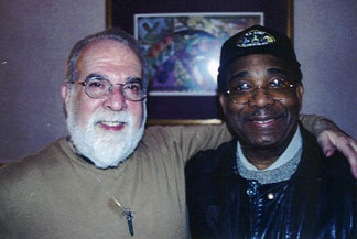 Butch and Norman Hedman in New York City [Photo by Grace Gandu Berman]