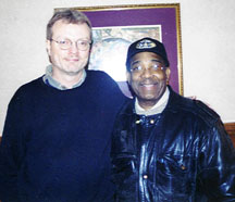 Russ Dantzler and Norman Hedman in NYC in 2004