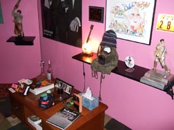 "Shrine" to Butch Berman on display [Photo by Tom Ineck]