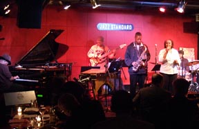 Queen Esther and her band at Jazz Standard [Photo by Tom Ineck]