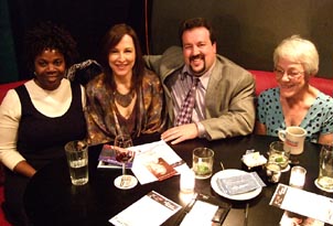 Grace Sankey-Berman, Kendra Shanks, Tony Rager and Kay Davis [Photo by Tom Ineck]