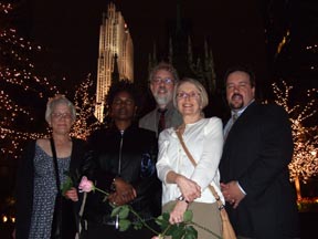 Kay Davis, Grace Sankey-Berman, Tom Ineck, Mary Jane Gruba and Tony Rager in New York [Photo by Russ Dantzler]