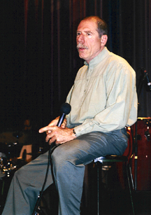 Giacomo Gates at 2005 Topeka Jazz Festival [Photo by Rich Hoover]