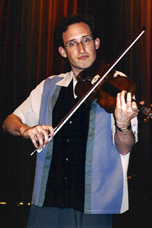 Violinist for The Hot Club of San Francisco [Photo by Rich Hoover]