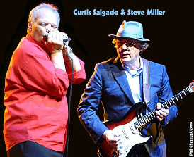 Curtis Salgado and Steve Miller [Photo by Phil Chesnut]