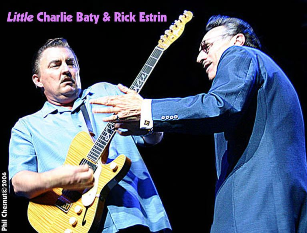 Little Charlie Baty and Rick Estrin [Photo by Phil Chesnut]