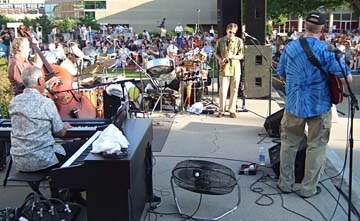 Tony Gulizia plays and sings [Photo by Tom Ineck]