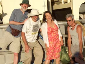 Tom Ineck, Joe Phillips, Nikki Farrer and Kelly McKeen, friends for 40 years [Photo by Michelle Jensen]