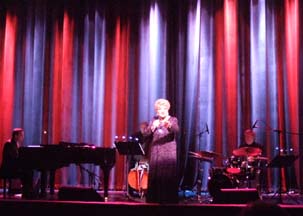 Marilyn Maye and her trio at the Rococo [Photo by Tom Ineck]