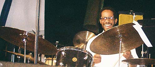 Drummer Brian Blade [Photo by Tom Ineck]