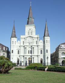 St. Louis Cathedral in Jackson Square [Photo by Tom Ineck]
