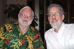 New Orleans resident and cousin Jerry Siefken with Tom Ineck [Photo by Mary Jane Gruba]