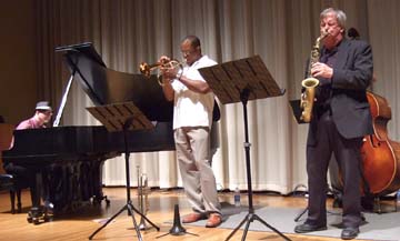 Jeff Jenkins, Darryl White and Dick Oatts [Photo by Tom Ineck]