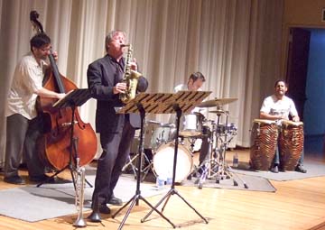 Craig Akins, Dick Oatts, Brandon Draper and Michael Pujado [Photo by Tom Ineck]