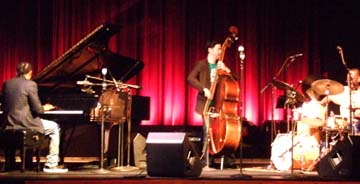 Pianist Marc Cary leads a group during a night devoted to Motema recording artists. [Photo by Tom Ineck]