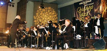 The Gerald Wilson Orchestra [Photo by Tom Ineck]