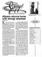November 2001 Newsletter
