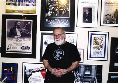 Butch in his museum workplace and playground