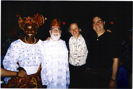 Grace and Butch with Tom Taylor and Blade Wiederspan (Photo by Rich Hoover)