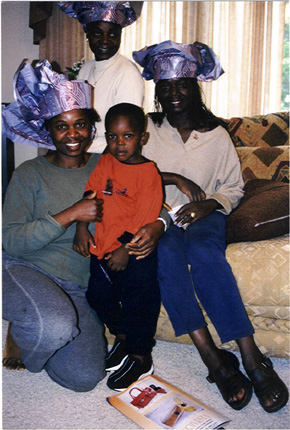 Ruth and Lois Sankey with Grace and Shayet (Photo by Rich Hoover)